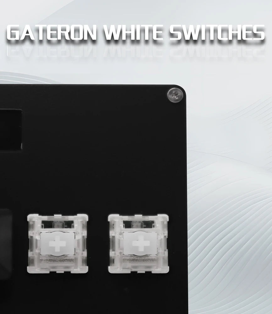 CM51 SayoDevice OSU DJ MAX OUTEMU/Gateron Switches Interruptores magnéticos de disparo rápido Teclado con perilla Pantalla Copiar Pegar Shotcut