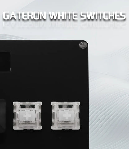 CM51 SayoDevice OSU DJ MAX OUTEMU/Gateron Switches Interruptores magnéticos de disparo rápido Teclado con perilla Pantalla Copiar Pegar Shotcut