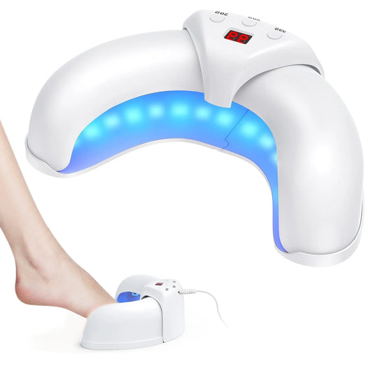 Dispositivo láser para hongos en las uñas, para múltiples uñas de los pies y de las manos. Solución reparadora para uñas dañadas y descoloridas para uso doméstico.