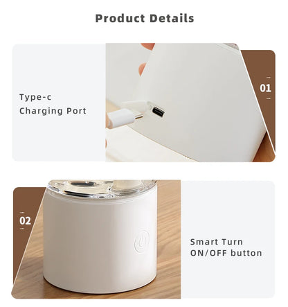 Dispensador automático de jabón líquido de 500 ml para cocina, recargable por USB, sin contacto, de alta capacidad, para detergente. También apto para baño.