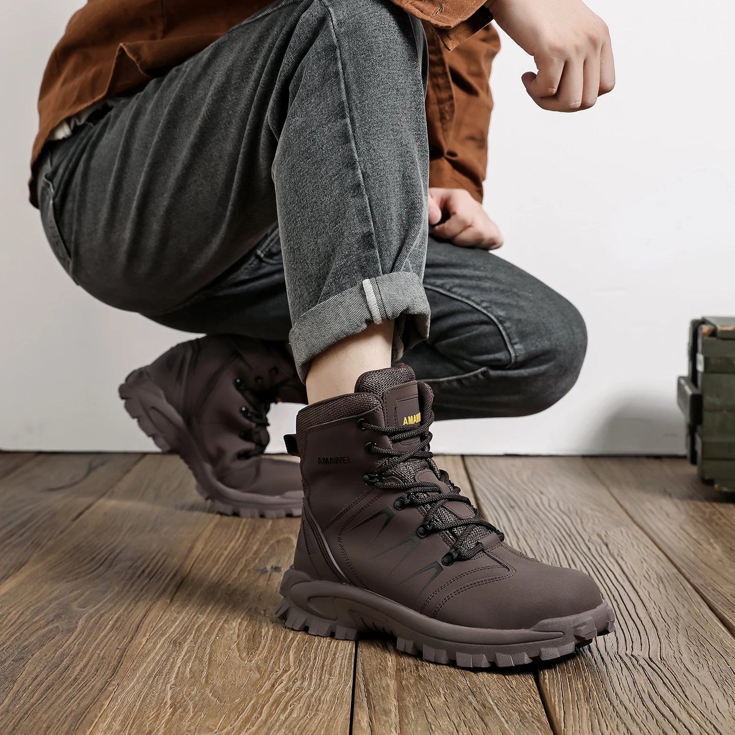 Zapatos de seguridad para el trabajo para hombres, zapatillas ligeras de trabajo protectoras, zapatos ligeros, zapatos transpirables, zapatos de trabajo antiperforación.