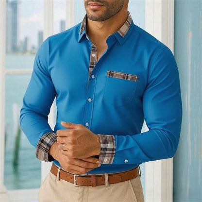 Camisas de vestir para hombre, camisas informales para la oficina y actividades al aire libre, camisas suaves y cómodas para la calle, camisetas de alta calidad para hombre, tallas grandes