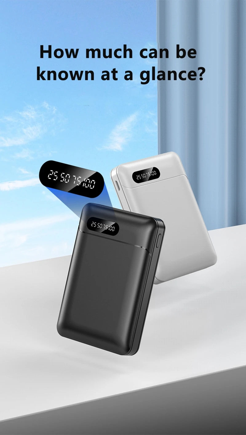 Banco de energía Xiaomi de 500000 mAh, 120 W, carga súper rápida, gran capacidad, batería externa portátil para iPhone, Huawei y Xiaomi.