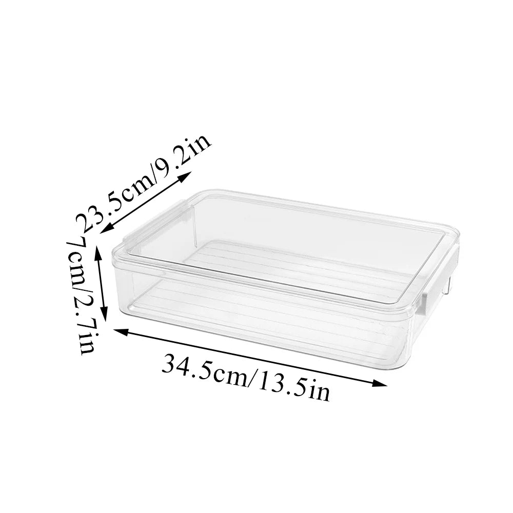 Caja para guardar documentos, documentos de escritorio, caja de clasificación de datos A4, libro de registro del hogar, bolsa para archivos, resistente al polvo y a la humedad.