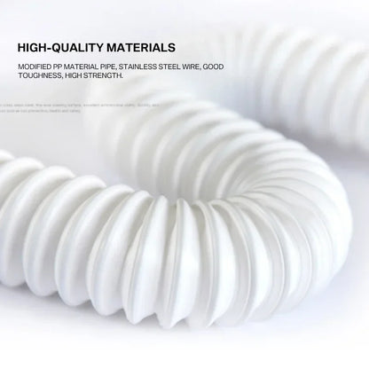 Tubo flexible de desagüe para cocina de 36-79 cm, para lavabo de baño, manguera de plomería galvanizada, manguera extensible.