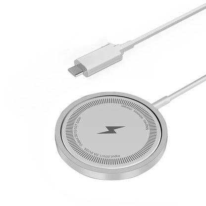 Cargador inalámbrico magnético de 30 W, base de carga rápida para iPhone 15, 14, 13, 12 Pro Max, Airpods PD, USB A, estación de carga para teléfono