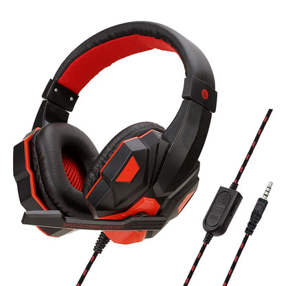 Auriculares con cable para juegos PS4/PS5/Xbox/Smartphone/PC, ajustables a 120°, con micrófono con cancelación de ruido.