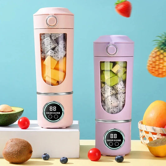 Licuadora eléctrica de acero inoxidable de 700 ml, licuadora de 12 hojas, resistente, sin BPA, para batidos, hielo, frutas y frutos secos.