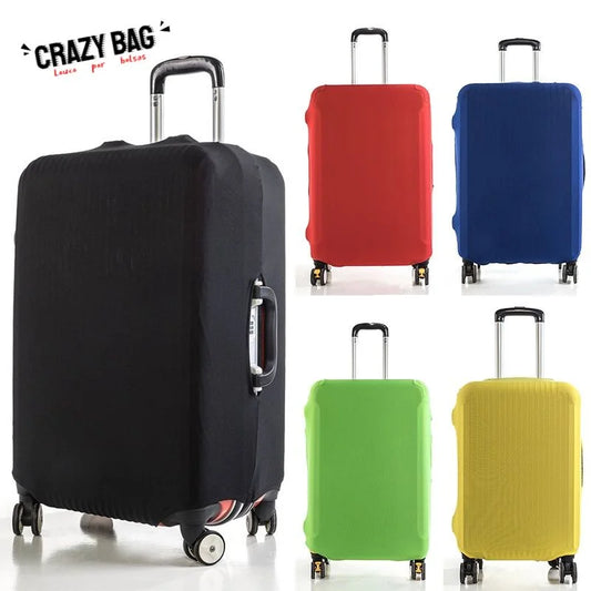 Funda protectora para maleta de viaje de moda, funda protectora para equipaje, color sólido, adecuada para maletas de 18 a 28 pulgadas.