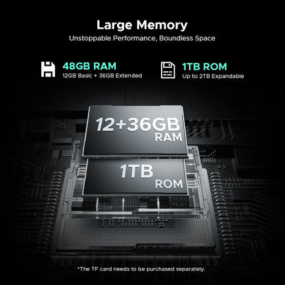 Teléfono resistente DOOGEE S200 Ultra 5G con IA, 48 GB + 1 TB, pantalla trasera de 1,34" con efecto de luz, procesador Dimensity 7400, batería de 11000 mAh, carga rápida de 66 W, NFC, WiFi 6E.