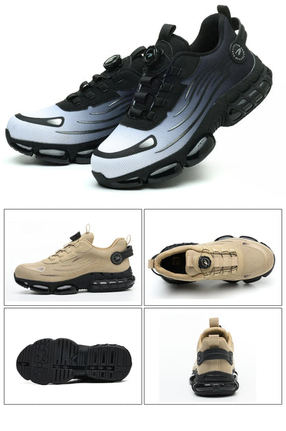 Work Safety Shoes Men Women Steel Toe Sneakers Air Cushion Indestructible Security Protection Safety Boots Size 47 48 Footwear