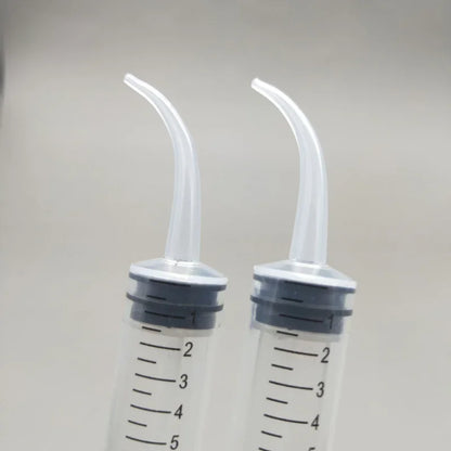 Limpiador de oídos de 12 ml, jeringa, codo, tubo de goma, herramienta para eliminar cerumen, limpiador de oídos, eliminación de cerumen, limpiador de oídos, cuidado de la salud
