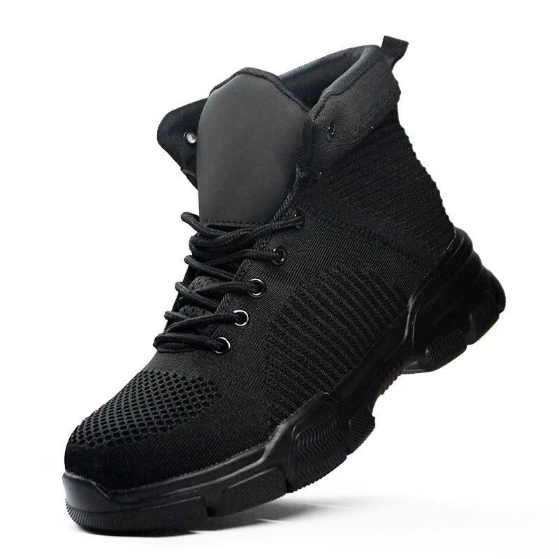 Safety Shoes Man Steel Toe Anti-Puncture Men's Work Shoes Men's Safety Boots Lightweight Men's Boots Security Protective Boot