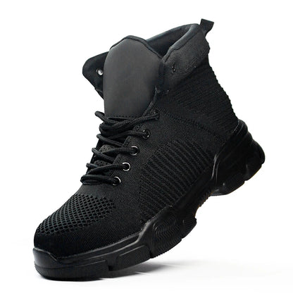 Safety Shoes Man Steel Toe Anti-Puncture Men's Work Shoes Men's Safety Boots Lightweight Men's Boots Security Protective Boot