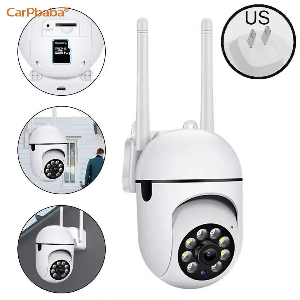 Cámara IP inteligente iCam365 para exteriores, seguridad para el hogar, vigilancia CCTV con WIFI, visión nocturna a color, audio bidireccional HD inalámbrico 1080P