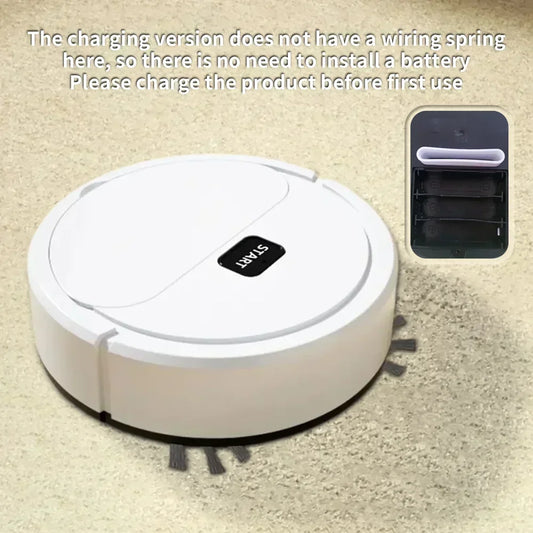 Robot barredor inteligente que friega el suelo cuatro en uno, limpia el hogar, automático, ultrafino, silencioso, caja de regalo