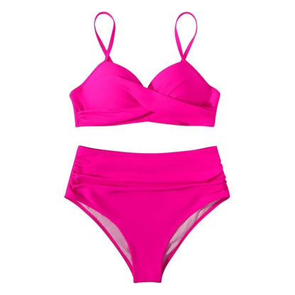 Traje de baño bikini para mujer, oferta de temporada, de nailon puro, multicolor, con bolsa rígida, SY3404, diseño independiente.