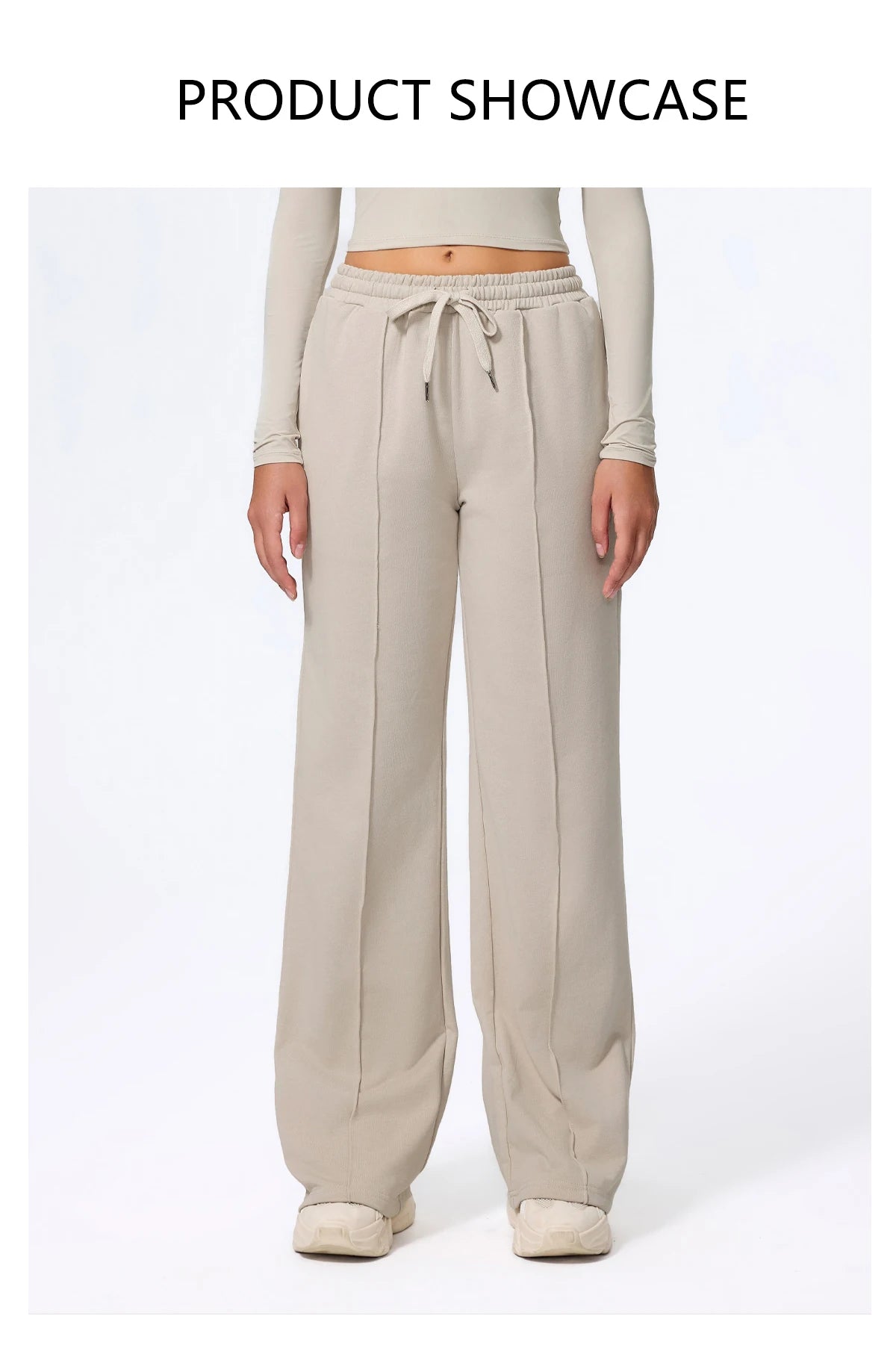 Pantalones deportivos Hearuisavy para mujer, corte recto, con cordón ajustable, bolsillos, para gimnasio, deportes, uso casual, actividades al aire libre, correr, entrenamiento, yoga, pantalones largos.