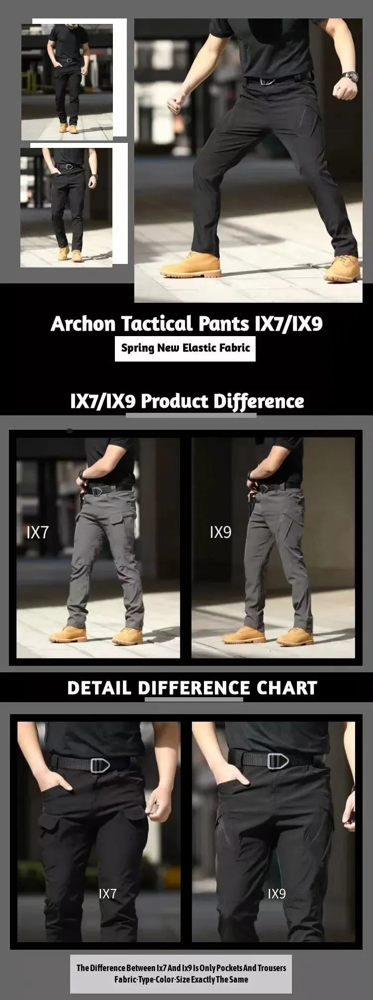 Spring Autumn IX7 IX9 Cotton Stretch Outdoors 9 TAD Tactical Men Combat SWAT Army Cargo Pants Hiking Camping Outdoor Trousers