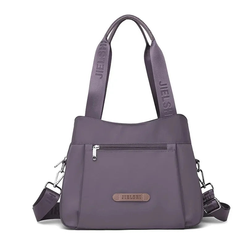 Bolso bandolera de nailon impermeable de moda, bolso informal para ir de compras o de viaje, bolso de mano Jietrans de nuevo estilo, bolso de un solo hombro.