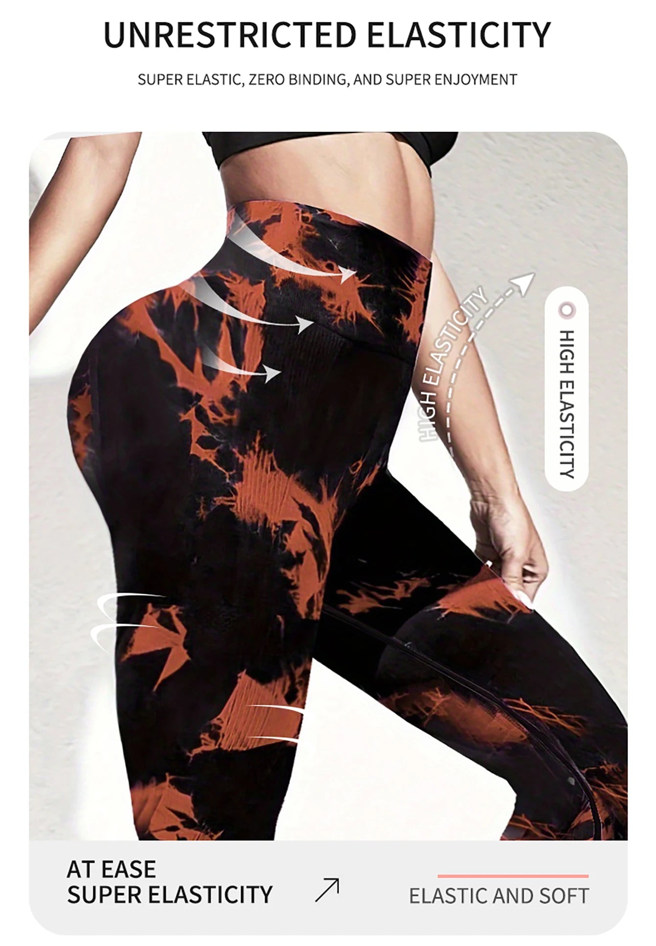 Pantalones de yoga con estampado floral fragmentado y teñido anudado, absorben el sudor, cintura alta, ajustados, levantan la cadera, pantalones deportivos para correr.