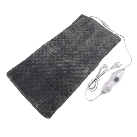 A01F - Almohadilla térmica eléctrica extragrande para aliviar el dolor de espalda y los calambres (30 x 60 cm) - Calor suave para terapia en seco y húmedo