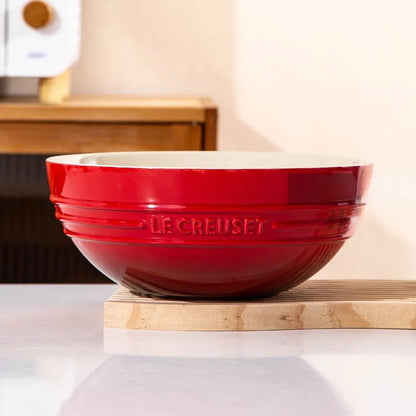 Cuenco de porcelana esmaltada de colores fríos Le Creuset, cuenco de arroz, cuenco para sopa con cara de arcoíris, cuenco francés con diseño de mono redondo para uso doméstico