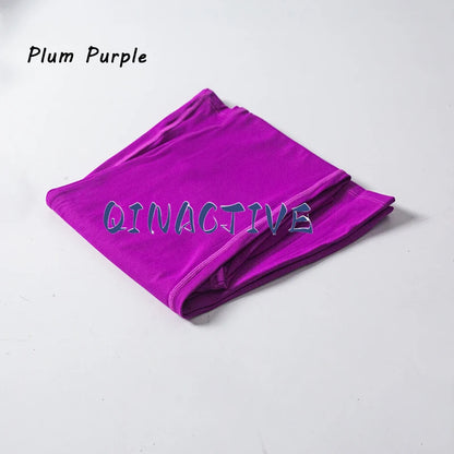Pantalones de yoga QINACTIV para mujer, tipo flare, acampanados, de cintura alta, para fitness, gimnasio, deportes casuales y elásticos.
