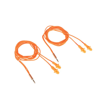 Tapones para los oídos con cordón de silicona suave y reducción de ruido para protección laboral, protección auditiva, trabajo seguro, tapones para los oídos cómodos, orejeras