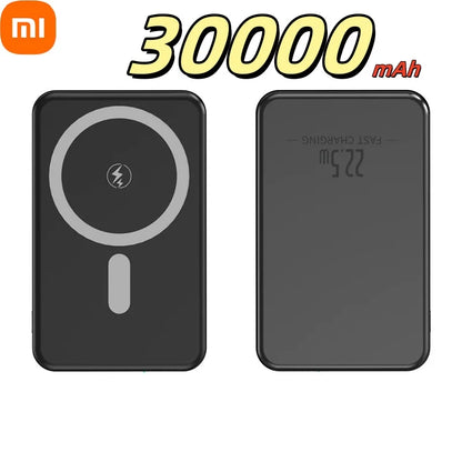 Cargador portátil magnético ultrafino Xiaomi de 500.000 mAh y 22,5 W PD con carga ultrarrápida para iPhone y Samsung.