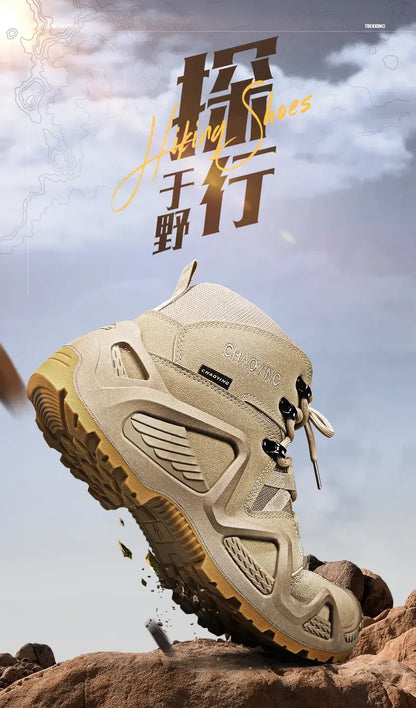 Botas tácticas para hombre con correas para entrenamiento de combate, impermeables, transpirables, ideales para senderismo y uso multifuncional en motocicleta.