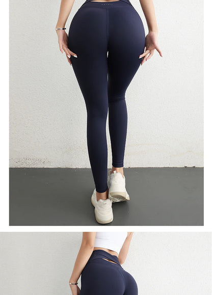 Leggings deportivas de cintura alta para niñas, de diseño clásico, material elástico de alta calidad y gran resistencia, ideales para yoga y otras actividades.  ¡Gran éxito de ventas!