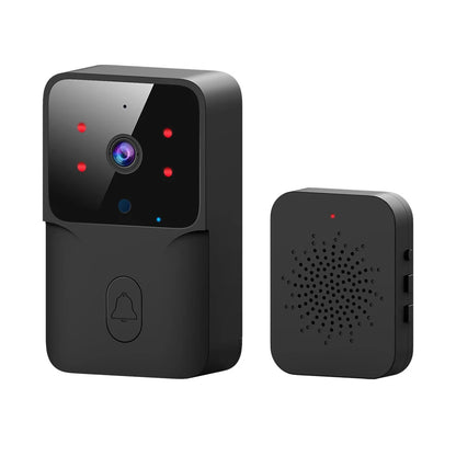 Timbre de puerta con vídeo WiFi Tuya, cámara HD inalámbrica, alarma IR, seguridad inteligente para el hogar, timbre de puerta WiFi, intercomunicador para el hogar