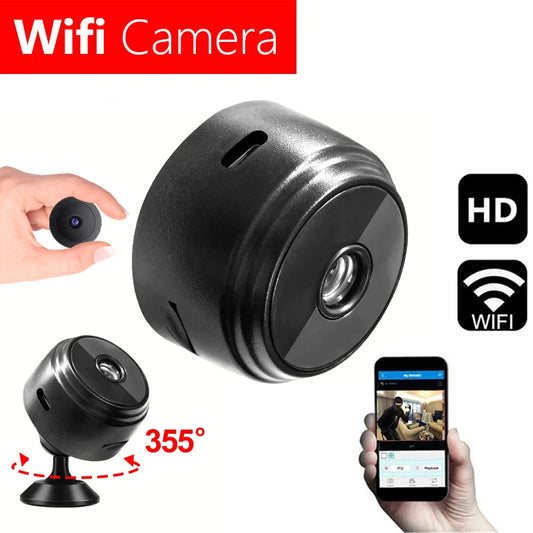 Mini cámara A9 de 2 MP, inalámbrica, con WiFi, para seguridad, monitor remoto, videocámaras, videovigilancia, hogar inteligente.