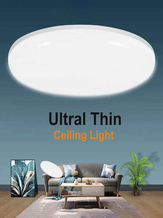 Lámpara de techo LED moderna de 15 W, 20 W, 30 W y 50 W para sala de estar, dormitorio, cocina, iluminación interior.