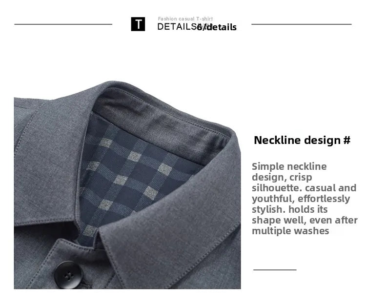 Gabardina coreana Maxbarley para hombre, otoño 2025, estilo casual de negocios, cortavientos, abrigo largo de estilo urbano.