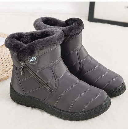 Botas de nieve para mujer, zapatos casuales para mujer, botines impermeables para mujer, botines ligeros de talla grande, botas de invierno para niñas