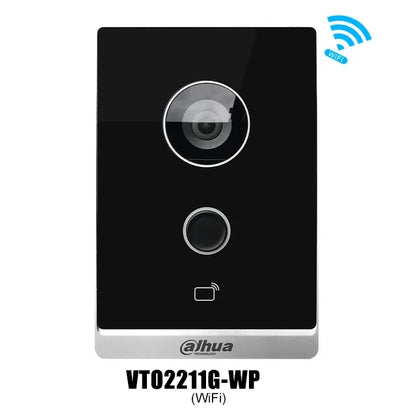Videoportero IP Dahua VTO2211G-P-S2 PoE para villas, con audio bidireccional, P2P, micrófono integrado, desbloqueo por tarjeta IC y aplicación móvil.