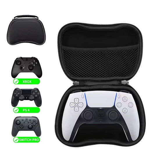 Bolsas de almacenamiento portátiles con asa para mando de PS5, PS4, PS3/Xbox Series, funda protectora de EVA para accesorios de Series X/S/Switch Pro