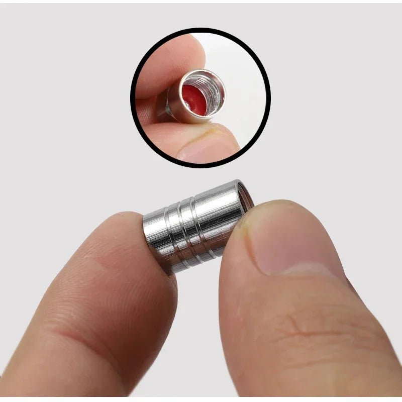 Tapones de válvula de neumático de metal para coche, accesorios antipolvo para Volkswagen Magotan R-Line Touran GTI Bora Lavida Arteon