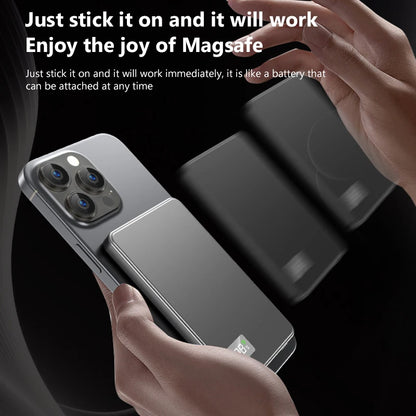 Batería externa portátil Xiaomi de 500.000 mAh, inalámbrica y magnética, PD22,5 W, carga rápida, compatible con Magsafe para iPhone y Samsung.