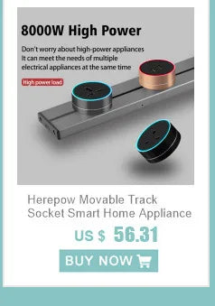 Adaptador de enchufe Herepow serie 118, enchufe de pared estándar americano con doble puerto USB, para electrodomésticos inteligentes, tipo C, carga rápida de 3,1 A.