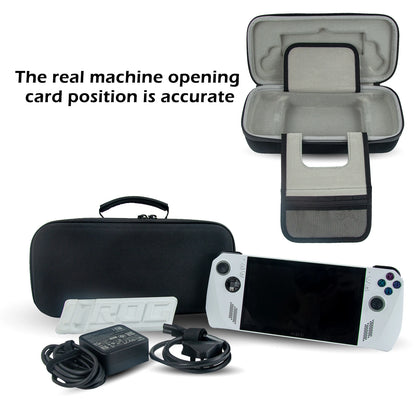 Estuche rígido portátil para accesorios de consola de juegos Asus ROG Ally X, resistente a golpes, impermeable, para viaje y almacenamiento