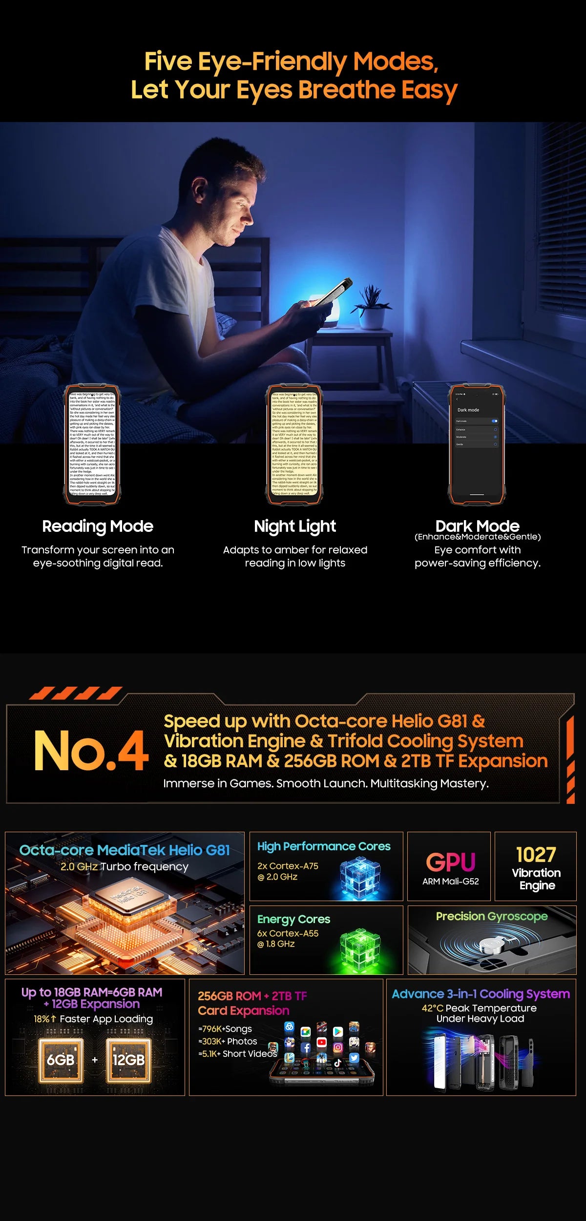 [Estreno mundial] Blackview OSCAL PILOT 1: Teléfono resistente, smartphone de 6 GB y 256 GB, pantalla HD+ de 6,67", batería de 15000 mAh y NFC.