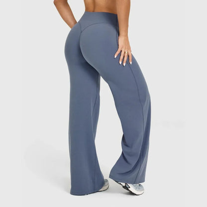 Pantalones rectos de tejido ultrasuave tipo mantequilla para mujer, pantalones de yoga de talle medio, mallas deportivas de tacto natural, leggings de pilates, pantalones deportivos para correr.