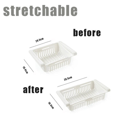 Organizador de refrigerador, caja de almacenamiento, creativo, multifuncional, cajón para refrigerador, para frutas, huevos, alimentos, contenedor de almacenamiento de plástico, estante