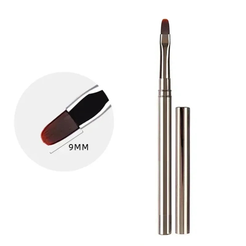 Lápiz de fototerapia con pegamento para uñas, pincel para gel UV, pincel para uñas acrílicas, pincel para pintar, pincel para delinear, pincel para manicura, herramienta profesional para pinceles.