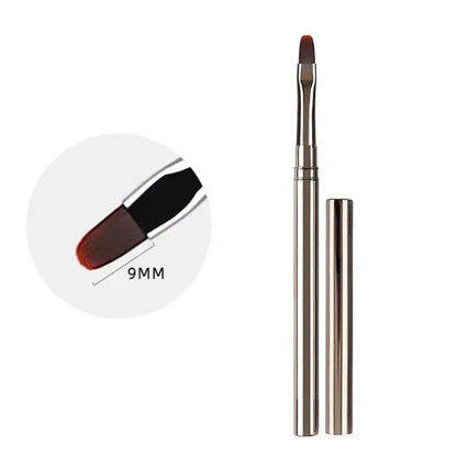 Lápiz de fototerapia con pegamento para uñas, pincel para gel UV, pincel para uñas acrílicas, pincel para pintar, pincel para delinear, pincel para manicura, herramienta profesional para pinceles.