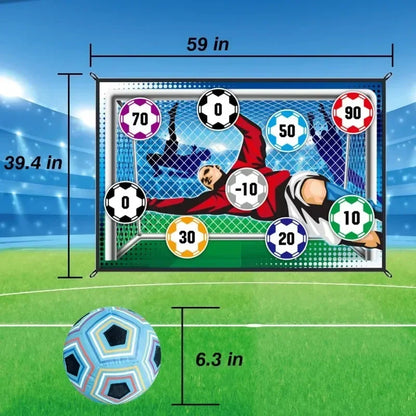 Juego de tapete de fútbol para exteriores e interiores, juguetes de fútbol multijugador, juegos competitivos de fútbol, entrenamiento de fútbol para niños, regalos para niños