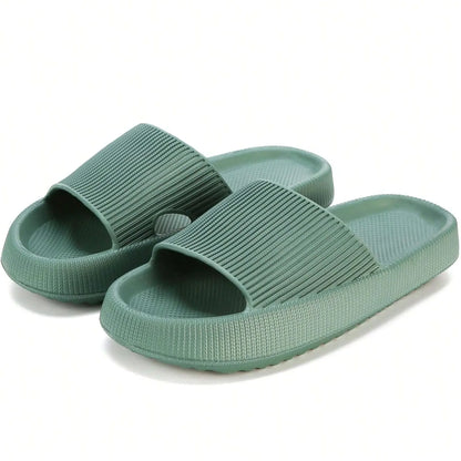 Zapatillas de baño de interior de EVA, ligeras, antideslizantes, de verano, para parejas, para hombre y mujer, cómodas y cómodas.